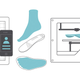 Illustration for article titled 3D Printed Custom Insoles Made From a Ten Second Video Of Your Foot